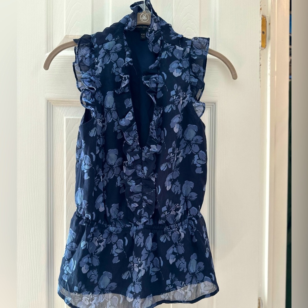 Banana Republic peplum blouse